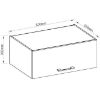 Obrazek Szafka kuchenna VIGO grafit mat 80 NAGU-36 1F