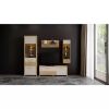 Obrazek Komoda Gala K172-3KS2F/GL pacific walnut/beige