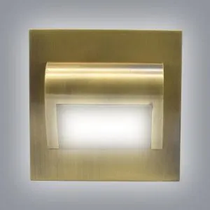Obrazek Lampa schodowa 45005 Brass 12V 1.5W IP20 4000K