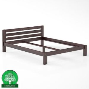 Łóżko Sosna LK105–160x200 orzech 