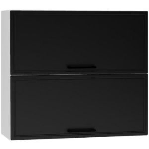 Szafka kuchenna Emily W80grf/2 czarny groszek