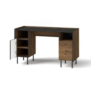 Obrazek Biurko Prestigo P9 Orzech War/San Seb/Czarny Mat