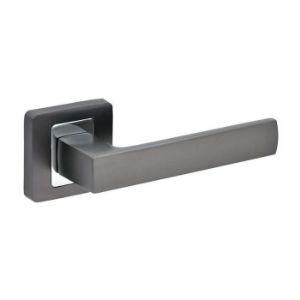 Obrazek Klamka drzwiowa TOMA R62 antracyt/chrom bdr