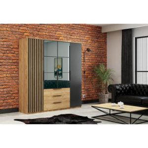 Obrazek Szafa Sorento z lamelami 200X215X61