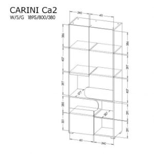 Obrazek Regał Carini CA2