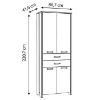 Obrazek Szafa Symmach 2S4D old-wood vinteage/beton