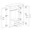 Obrazek Szafa Smart Srl2 3dl Grafit