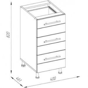 Obrazek Szafka kuchenna Daria D40 3S