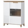 Obrazek Witryna Brio K2S pacific walnut/crystal white
