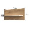 Obrazek Półka Gala VP92/GL pacific walnut/beige