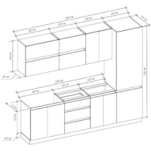 Obrazek Kuchnia Magnolia MDF 260