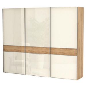 Szafa 3d Gala pk281/gl pacific walnut/beige