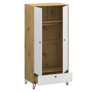 Obrazek Szafa Sorrento F 2d1s Dąb Artisan/Biały