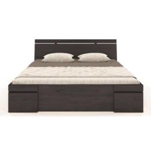 Obrazek Łóżko sosnowe Skandica Sparta maxi+sz 200X200 palisander
