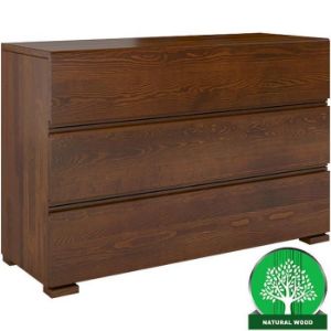 Komoda Drewniana Sosnowa 3s Skandica Vestre Orzech