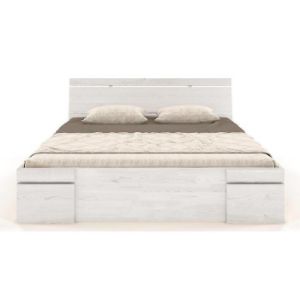 Obrazek Łóżko sosnowe Skandica Sparta maxi+sz 140X200 biały 