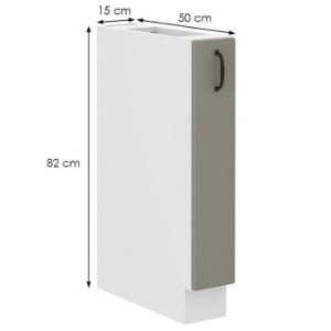 Obrazek Szafka kuchenna Stilo claygrey/biały 15d cargo bb