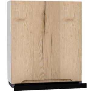 Szafka Kuchenna Zoya W60/68 Slim Pl Z Okapem Czarnym D