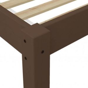 Obrazek Łóżko Pino 90x200 sosna bejca brąz