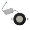 Obrazek Panel LED CIRCLE 9W 4200K Okrągły Czarny