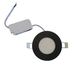 Obrazek Panel LED CIRCLE 9W 4200K Okrągły Czarny
