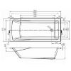 Obrazek Wanna Rondo 180x80