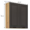Obrazek Szafka kuchenna STILO grafit mat/artisan 80g-90 2f