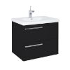 Obrazek Szafka Royal 70 2S czarny mat