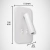 Obrazek Kinkiet Otello LED D 6W+3W WHITE 0372 K1