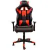 Obrazek Fotel CX1055H (czerwono/czarne)