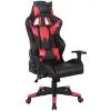Obrazek Fotel CX1055H (czerwono/czarne)