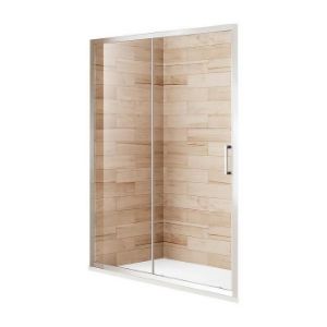 Drzwi prysznicowe Patio 120x195 czyste chrom