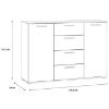 Obrazek Komoda Oldheaven old wood/beton 