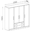 Obrazek Szafa Smart Sr1 4D Grafit
