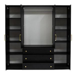 Obrazek Szafa Bali D4 retro czarna