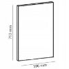Obrazek Front do zmywarki Gardena D60FZW 713 x 596 white