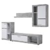 Obrazek Meblościanka Rosso beton/biały 11008772
