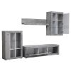 Obrazek Meblościanka Rosso beton/biały 11008772