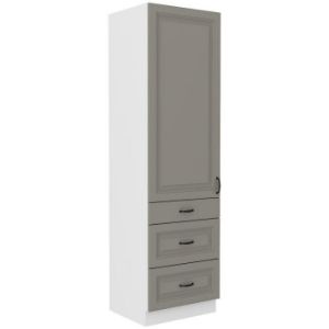 Obrazek Szafka kuchenna Stilo claygrey/biały 60dks/210 3s 1f