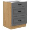 Obrazek Szafka kuchenna Stilo dustgrey/artisan 60d 3s bb