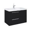 Obrazek Szafka Royal 90 2S czarny mat