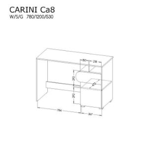 Obrazek Biurko Carini CA8