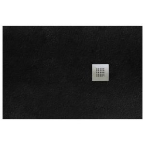 Obrazek Brodzik prostokątny Opal 150/90/2,6 czarny