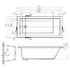 Obrazek Wanna Viva 150x70