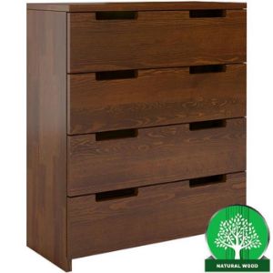  Komoda Drewniana Sosnowa 4s Skandica Spectrum Orzech 