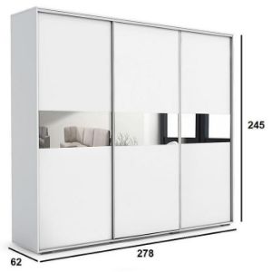 Obrazek Szafa Daria A27 Lustro Biały