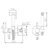 Obrazek Bateria bidetowa podtynkowa BP-00-B01