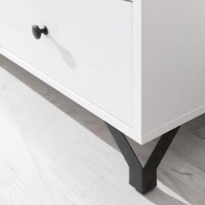 Obrazek  Komoda Bergen Be7 Biały Lux/Biały Połysk 