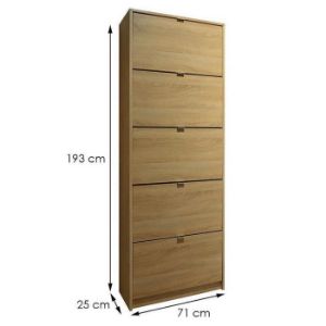 Obrazek  Szafka na buty Casper 5 71X25X193 601008 