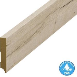 Listwa przypodłogowa MDF 2400x78x14mm Dąb Cresto WR 57516